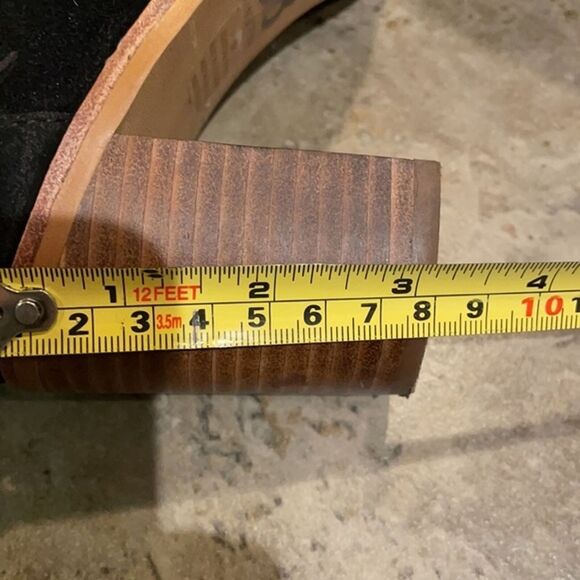 Gianni Bini Black Suede Leather Laser Cut Lace-Up Ankle Booties Size 8M - Picture 8 of 15